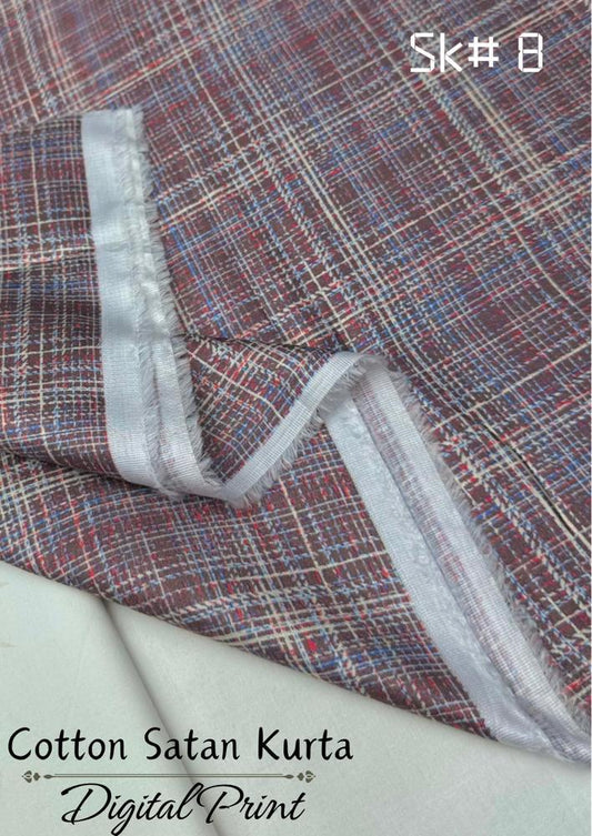 Digital Print Kurta with Shalawar SK#8