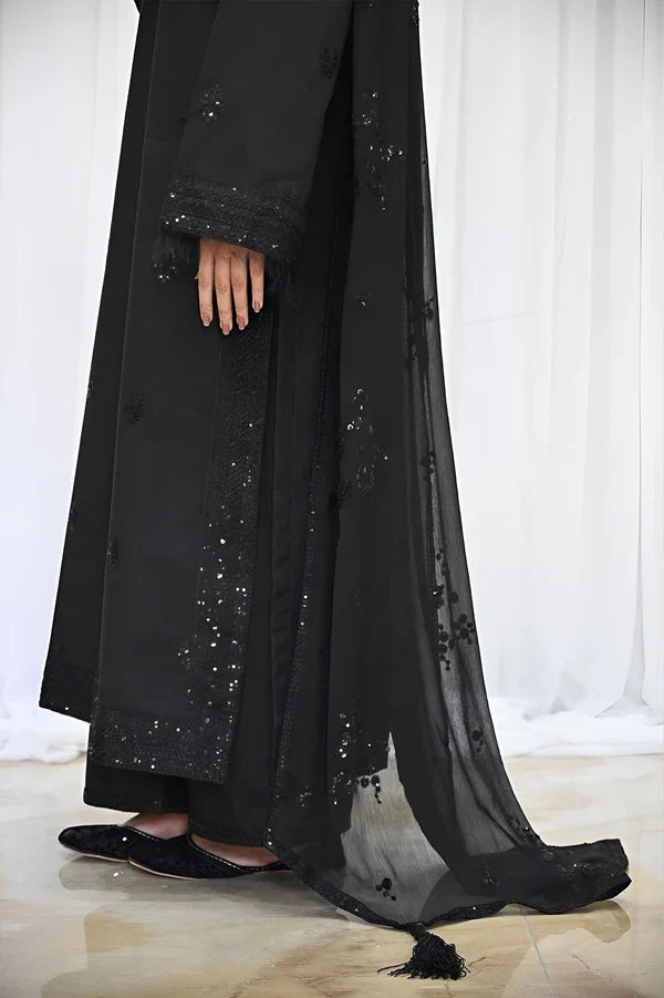 Shab-e-Zehra – 3-Piece Stitched Lawn Suit