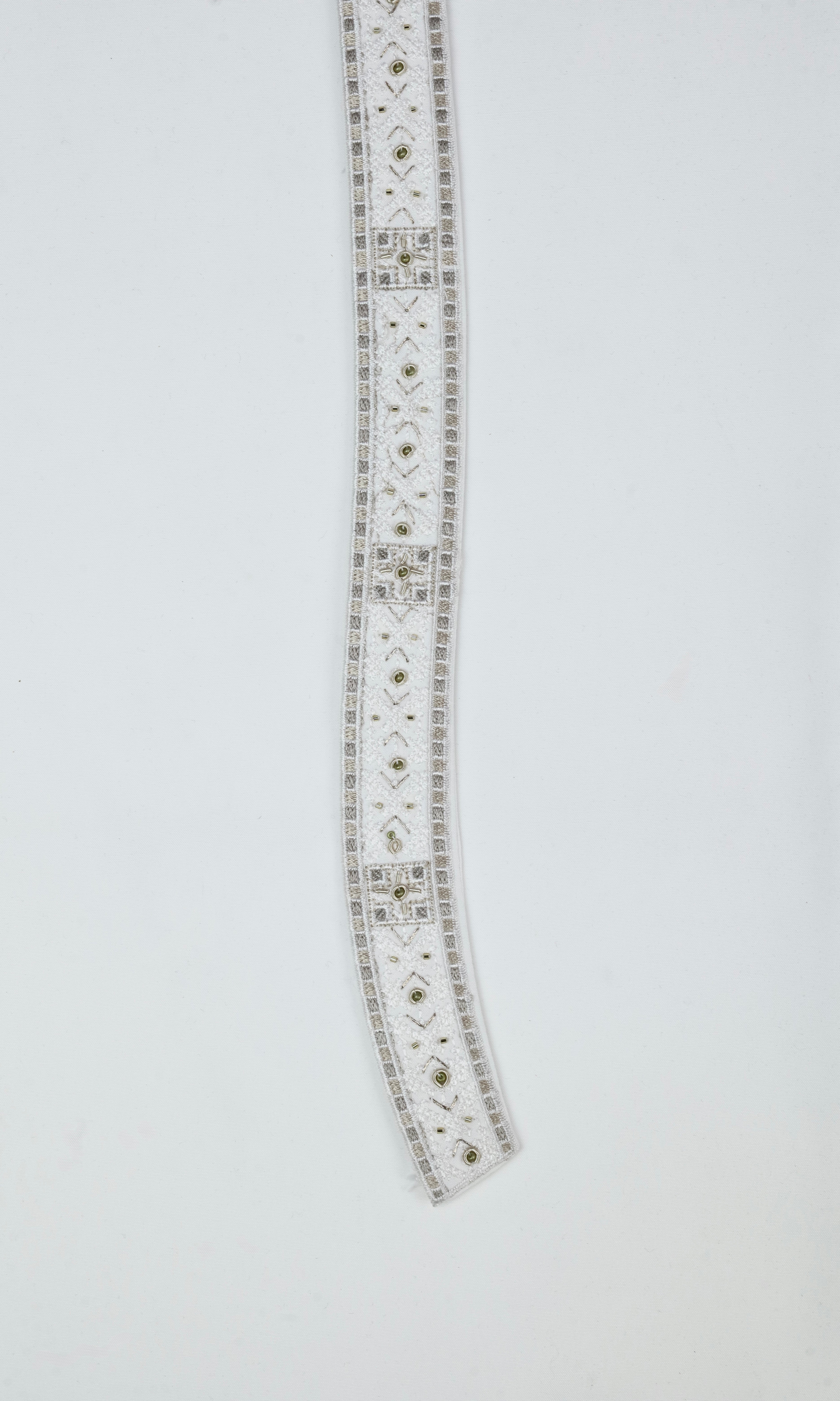 Hand-Made Embroidery (White)