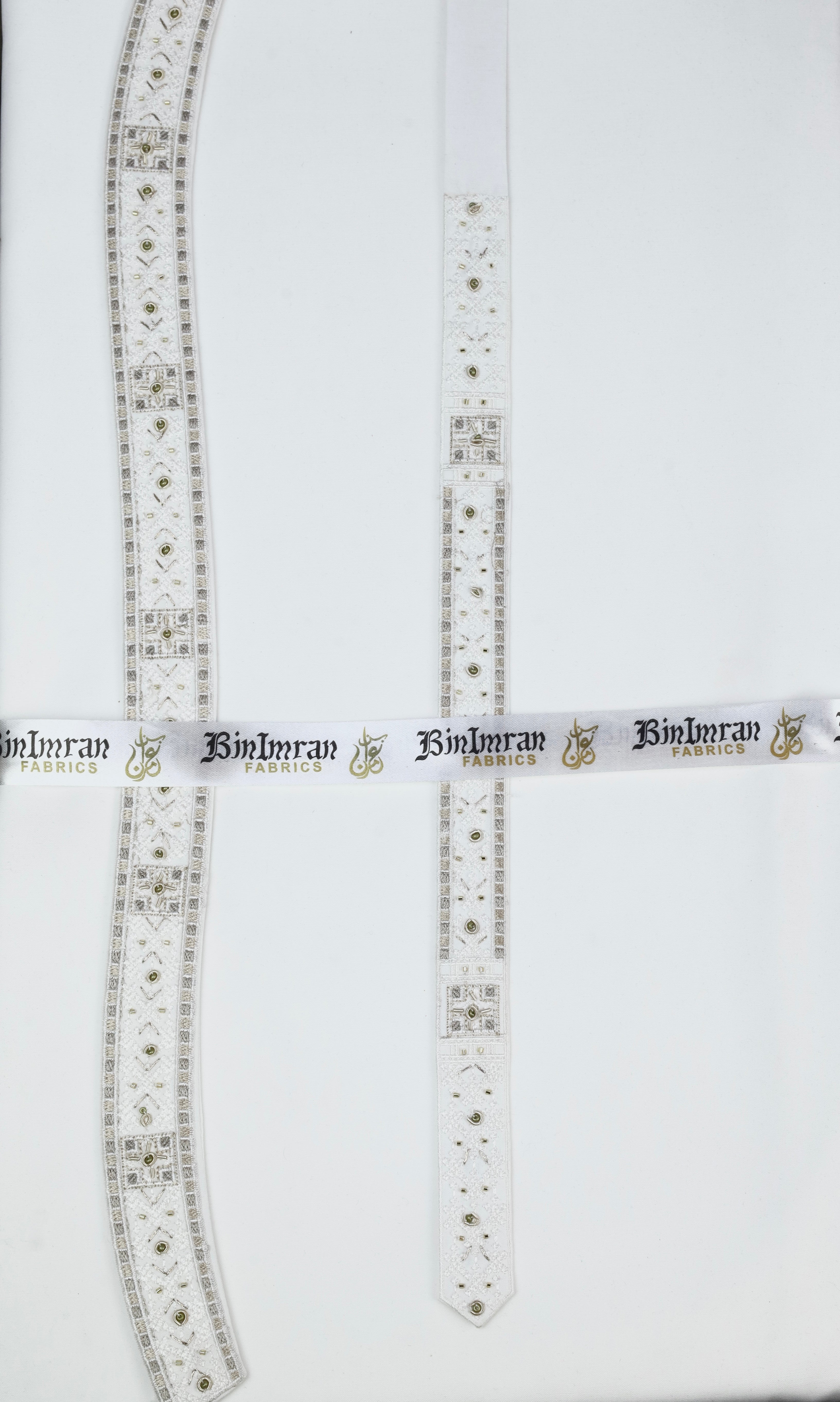 Hand-Made Embroidery (White)