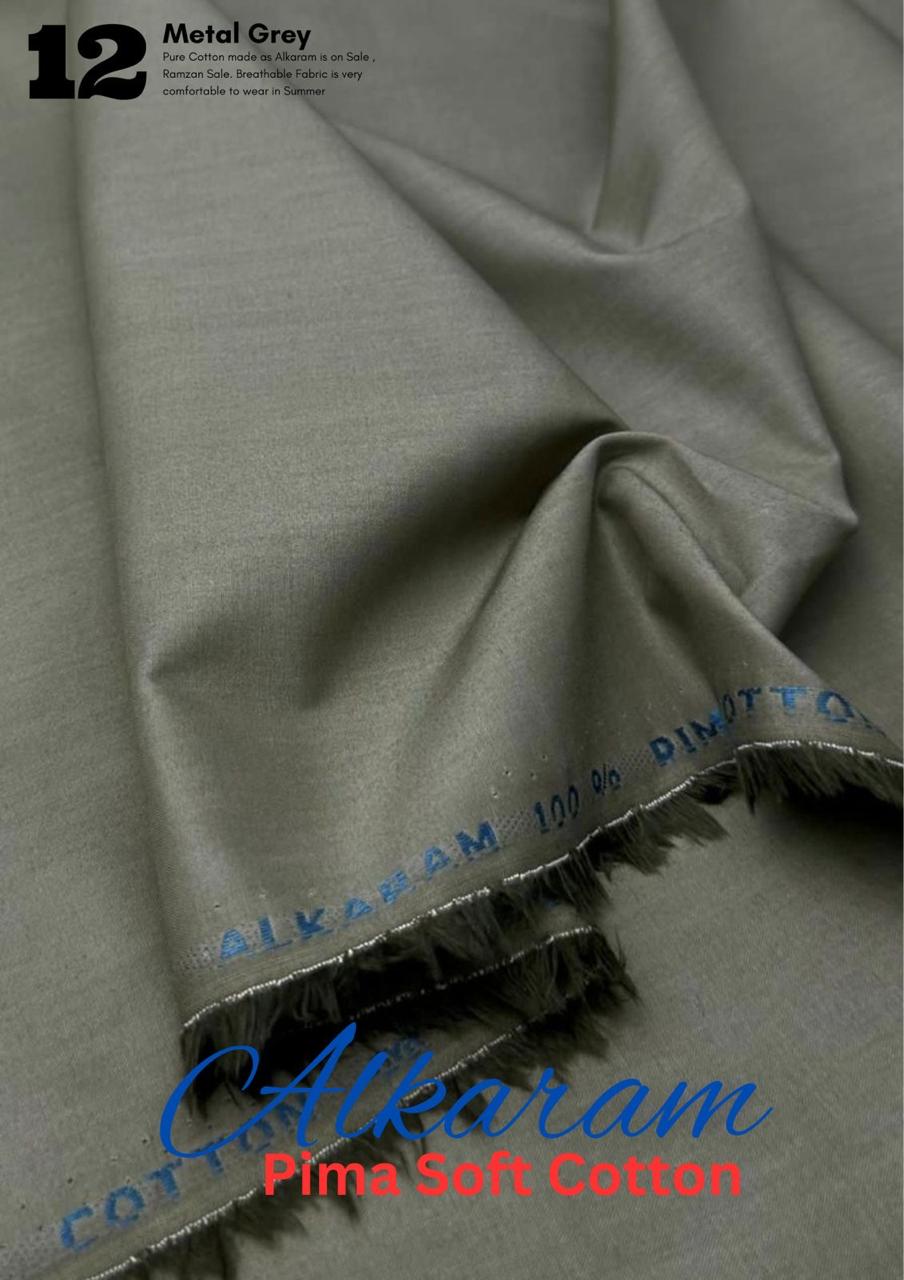 Alkaram Soft Cotton (Matal Grey)