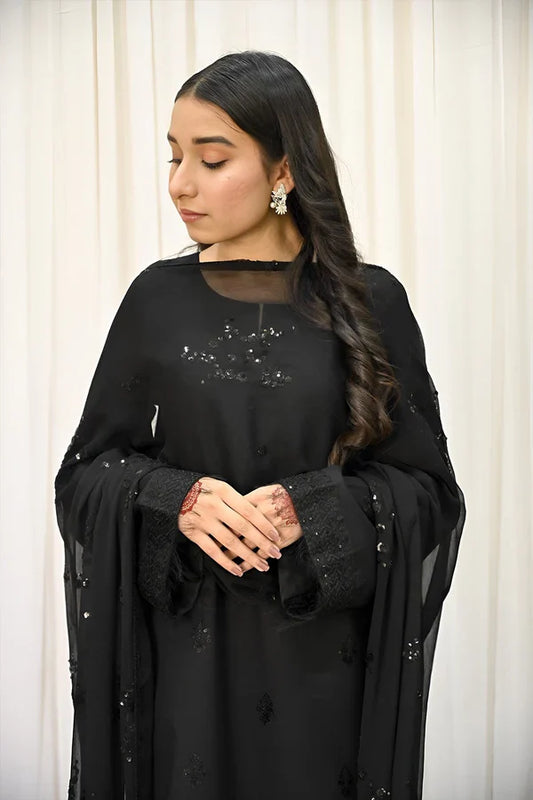 Shab-e-Zehra – 3-Piece Stitched Lawn Suit