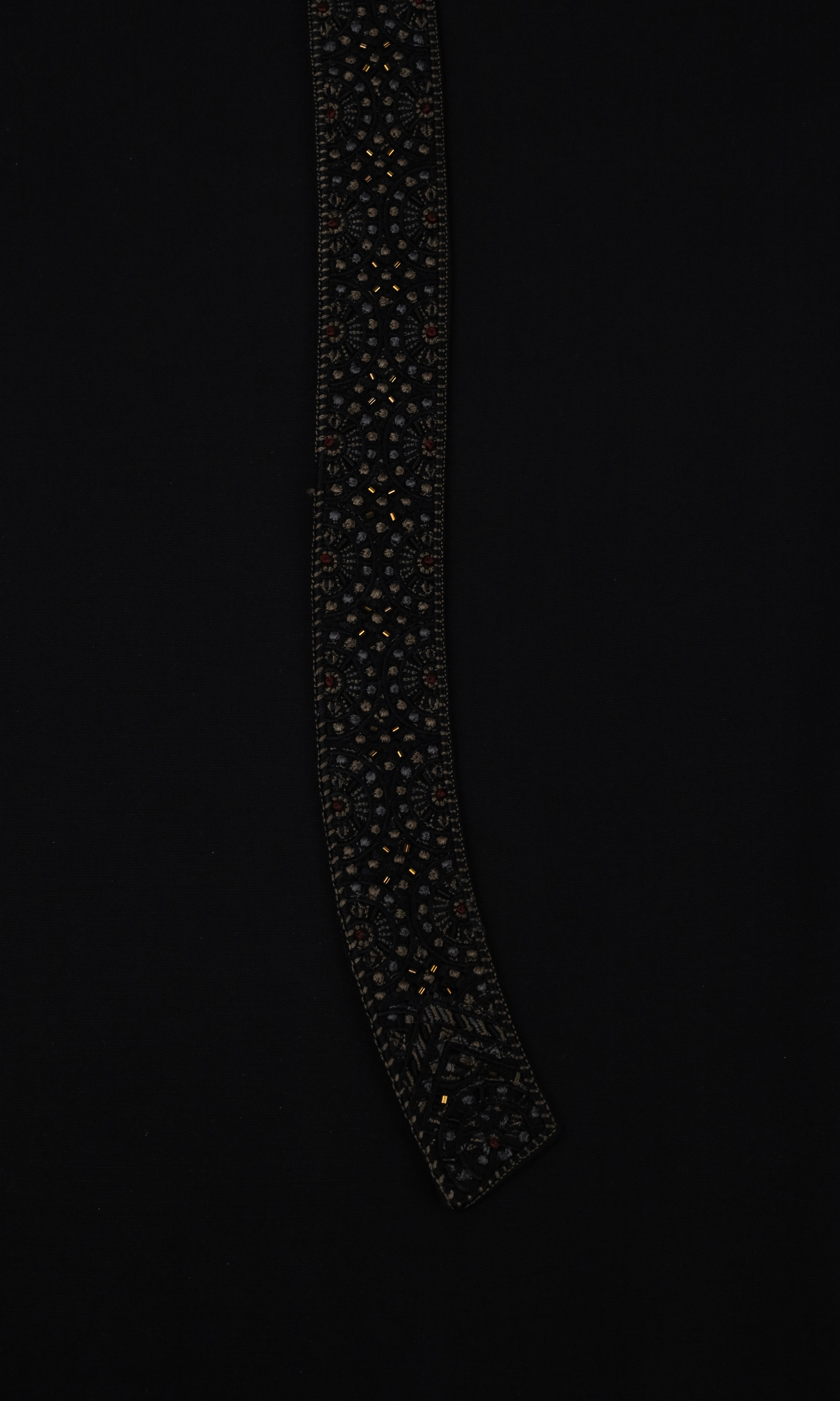 Hand-Made Embroidery (Black)