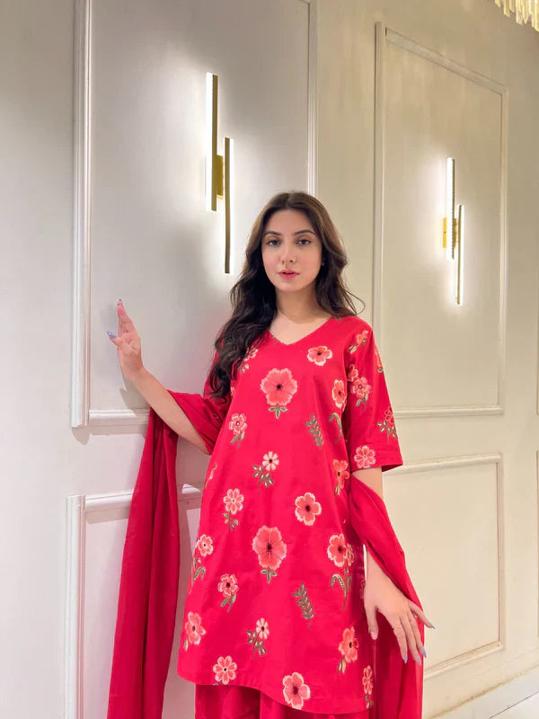 Gul Bano – 3-Piece Stitched Lawn Suit