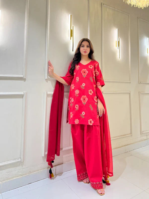 Gul Bano – 3-Piece Stitched Lawn Suit