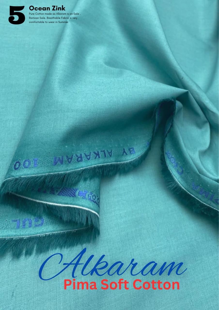 Alkaram Soft Cotton (Ocean Zink)