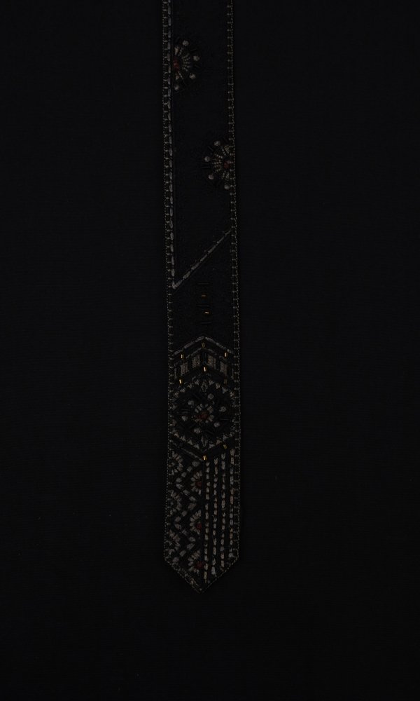 Hand-Made Embroidery (Black) - BinImran