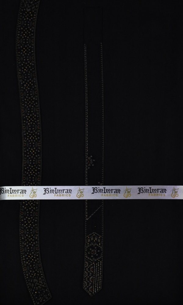 Hand-Made Embroidery (Black) - BinImran