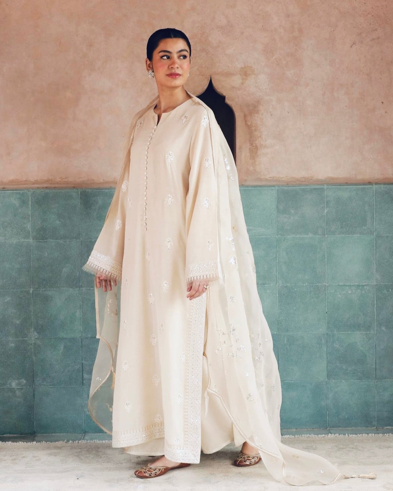 Ivory Noor| Stitched- 3 Piece