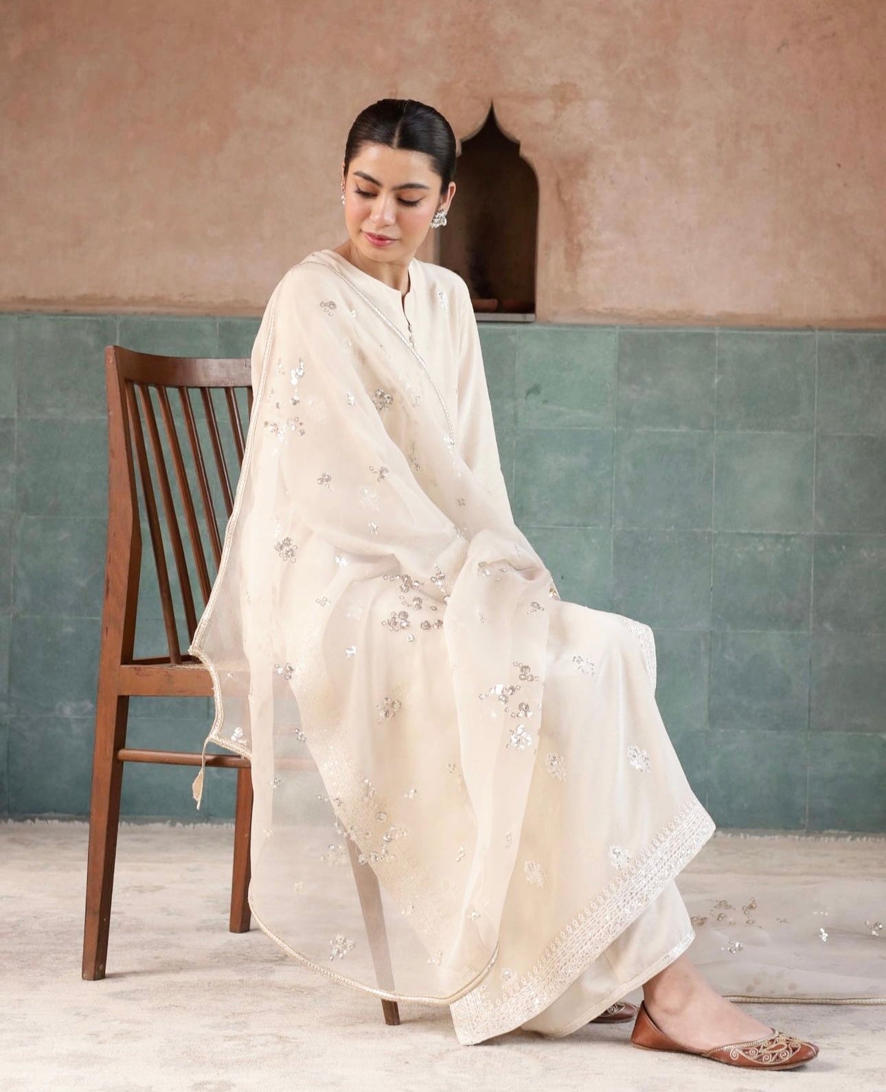 Ivory Noor| Stitched- 3 Piece