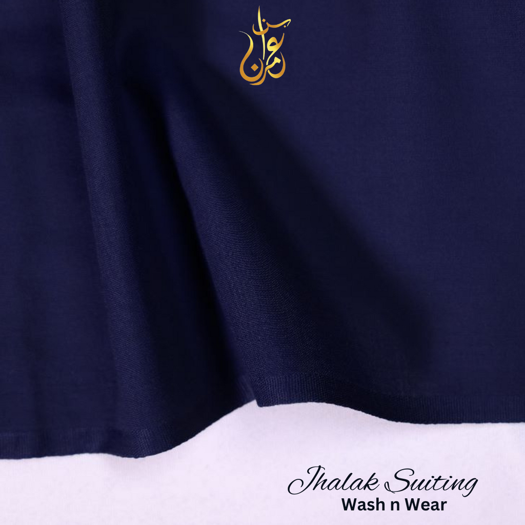 Jhalak Suiting (Navy Blue)