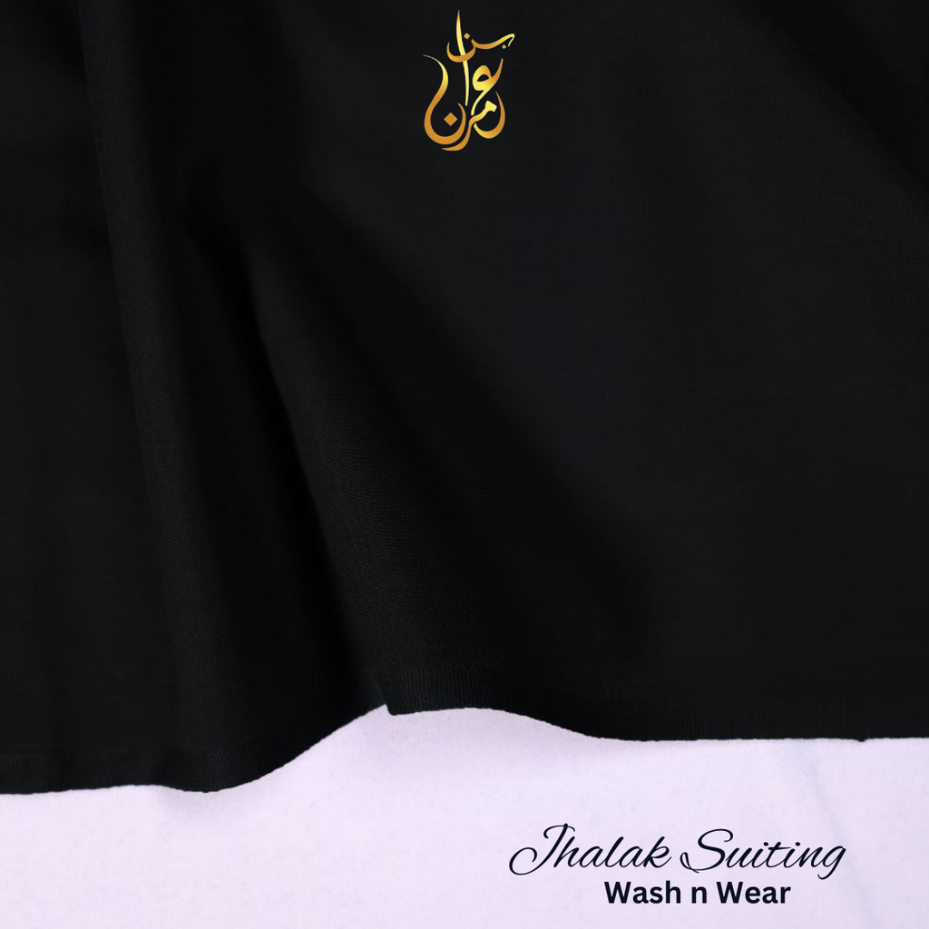 Jhalak Suiting (Black)